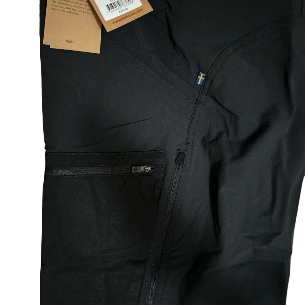Fjallraven Men's Dark Black on Black Cargo Pants
Item# F86411+550-550+54/R - Picture 3 of 4